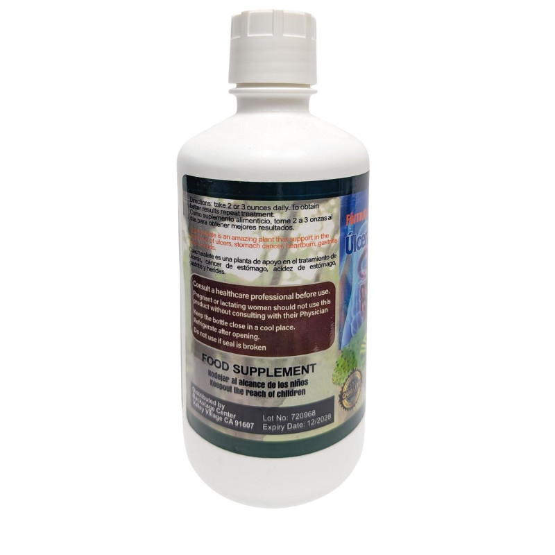 Cuachalalate, Papaya, Nopal & Aloe Vera Liquid Supplement